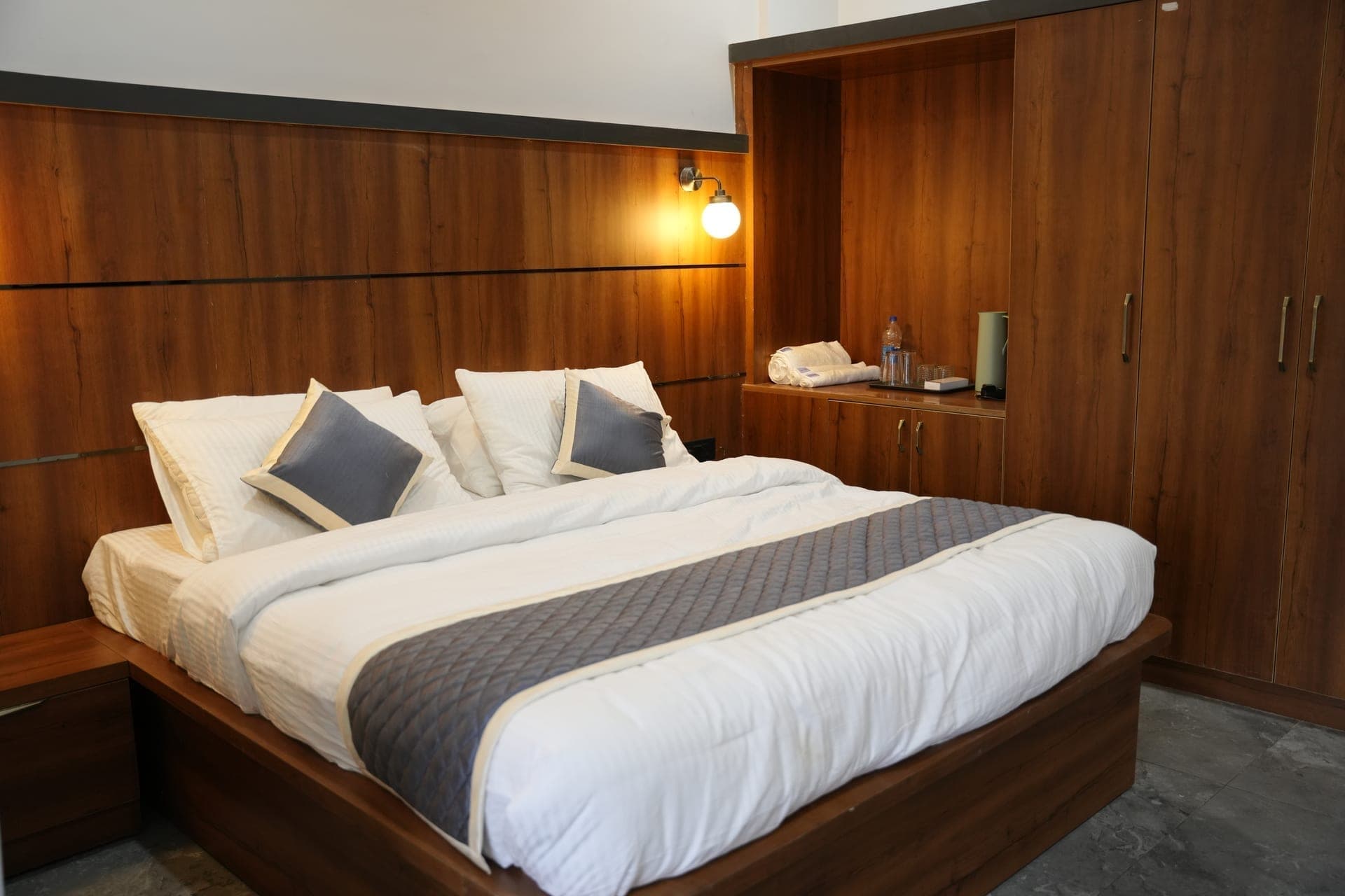 Sarvam Residency hotel exterior — 3-star hotel on Tilak Road, Sagara, Karnataka